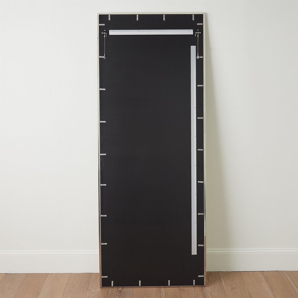 Reeves Floor Mirror-Nickel