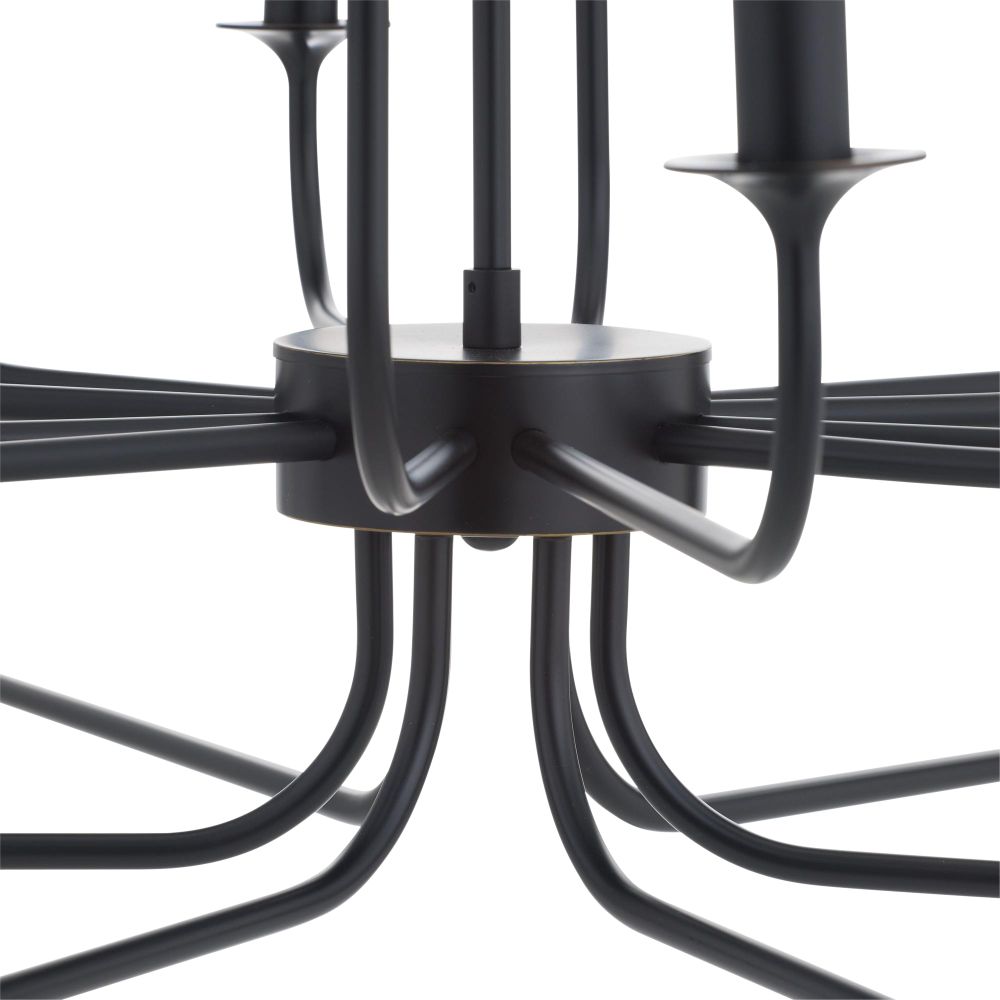 Hattie Large Chandelier - Black