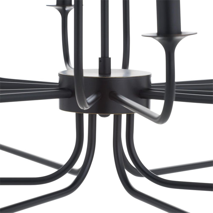 Hattie Large Chandelier - Black