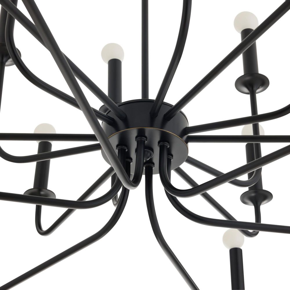 Hattie Large Chandelier - Black