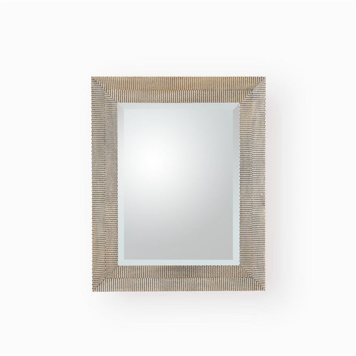 Wall Mirrors Delicate Basketweave Mirror-Silver