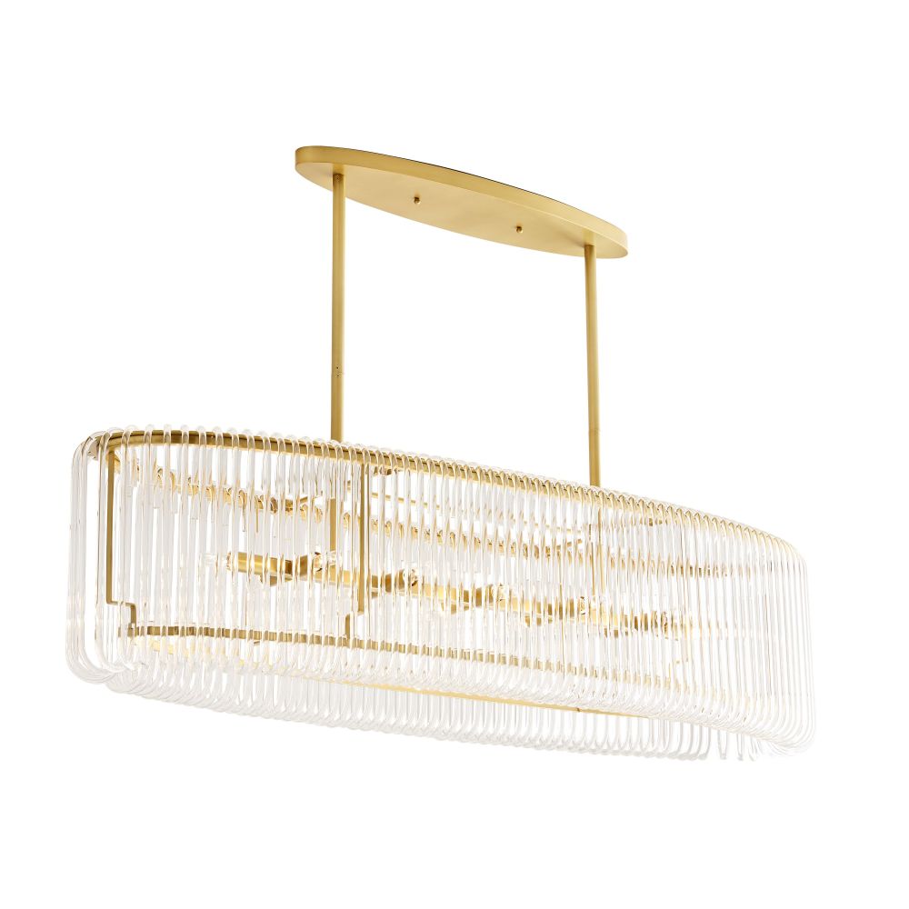 Striato Chandelier - Gold