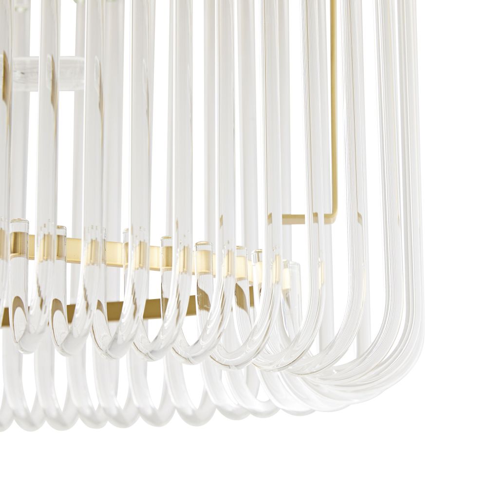 Striato Chandelier - Gold
