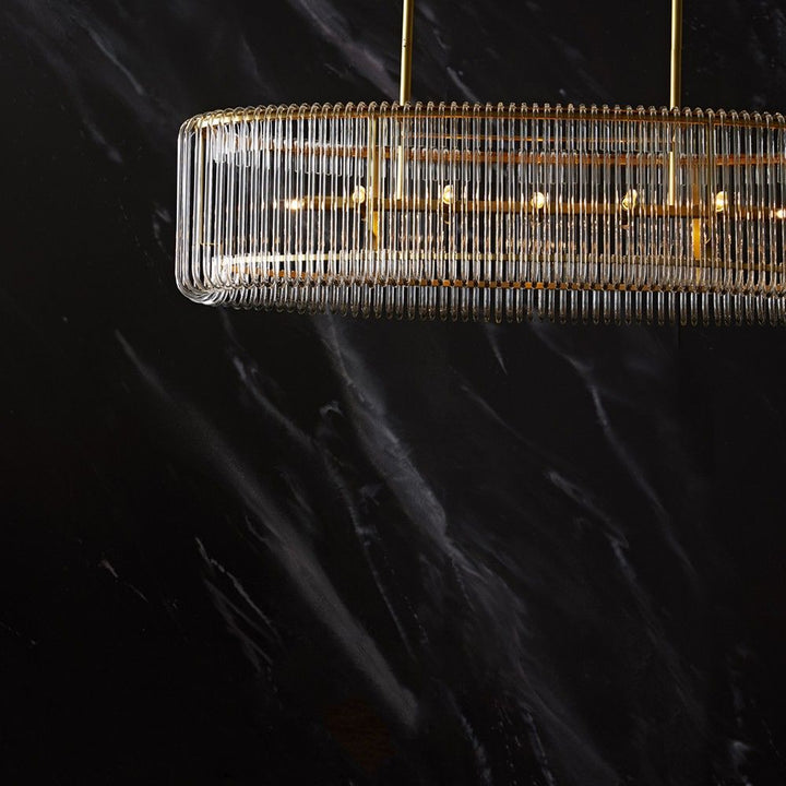 Chandeliers Striato Chandelier - Gold