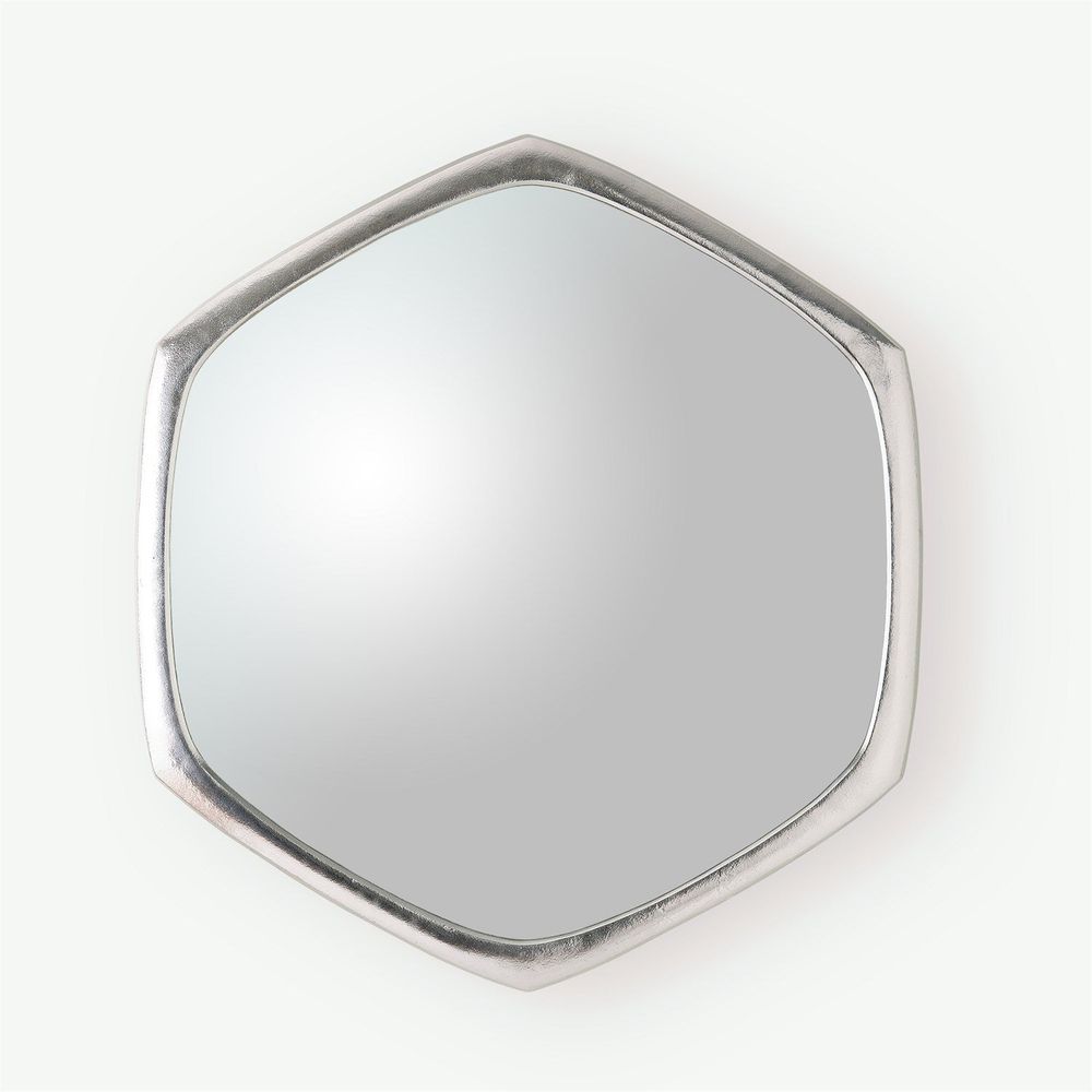 Wall Mirrors Hexagon Mirror-Nickel