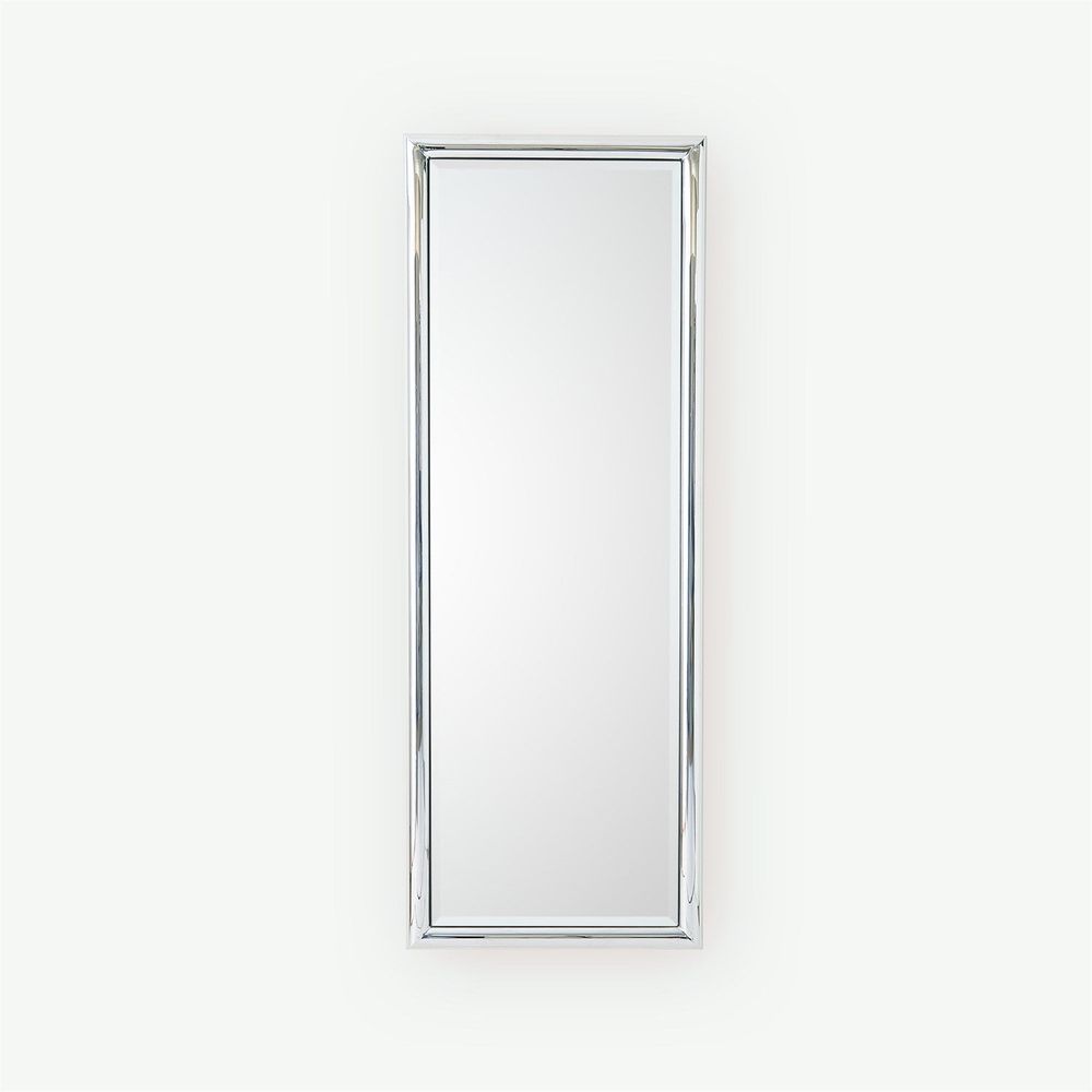 Standing Mirrors Bennett Floor Mirror-Nickel