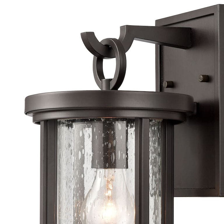 Brison 14'' High 1 - Light Outdoor Sconce-Elk Home-ELK-89380/1-Outdoor Wall SconcesOil Rubbed Bronze-7-France and Son