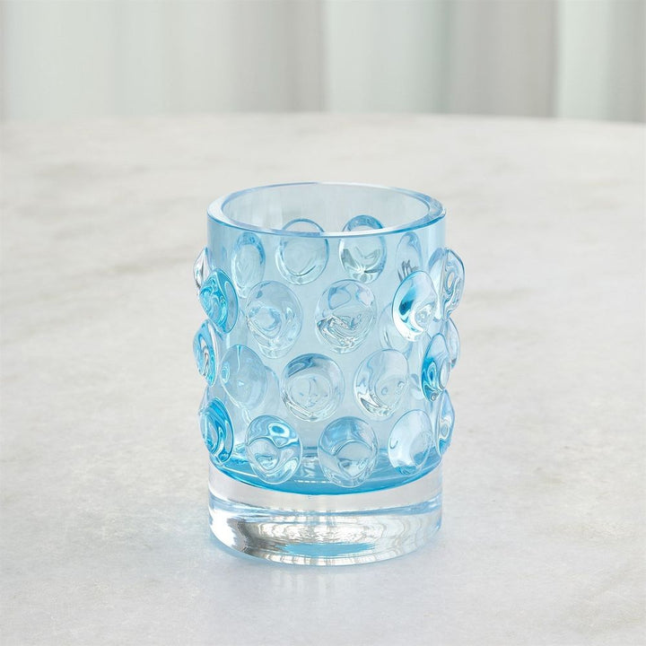 Thousand Eye Vase-Blue-Sm