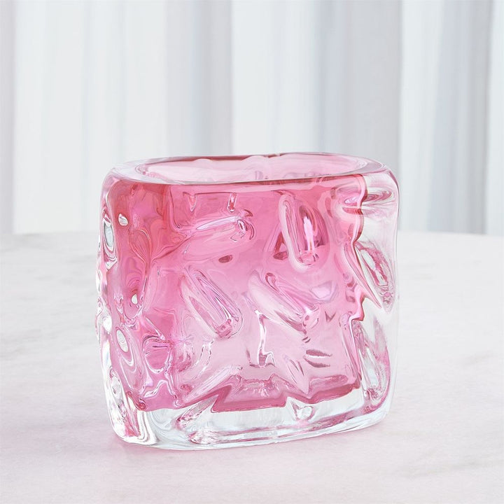 Storm Vase-Rose-Sm