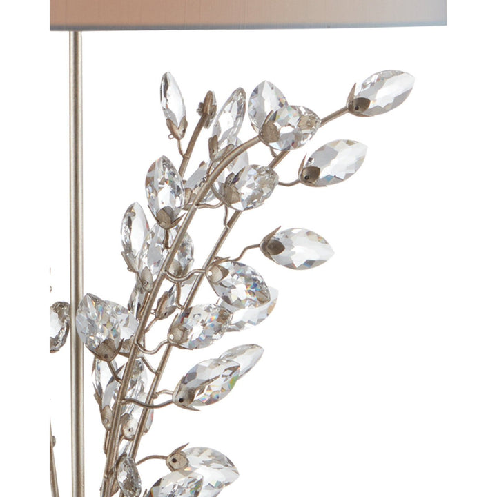 Forget-Me-Not Silver Table Lamp