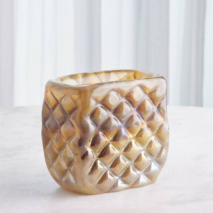 Quilted Vase-Iris Gelp-Wide