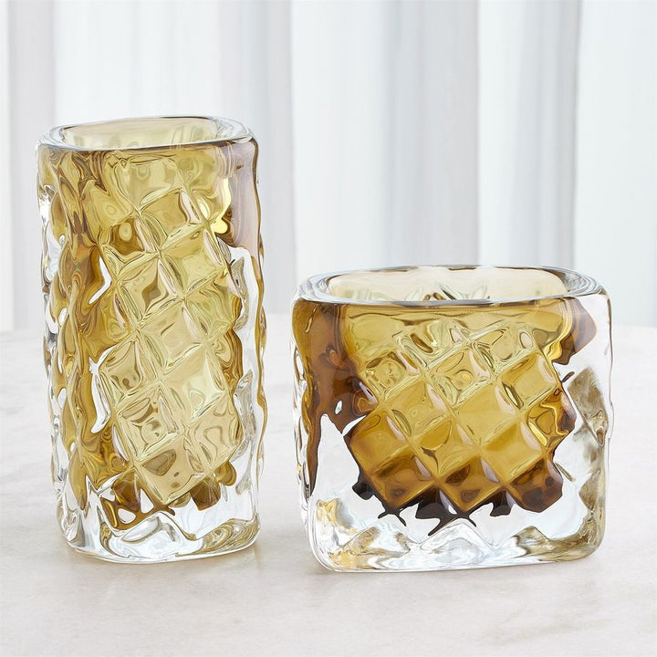 Vases Quilted Vase-Moss Green-Tall