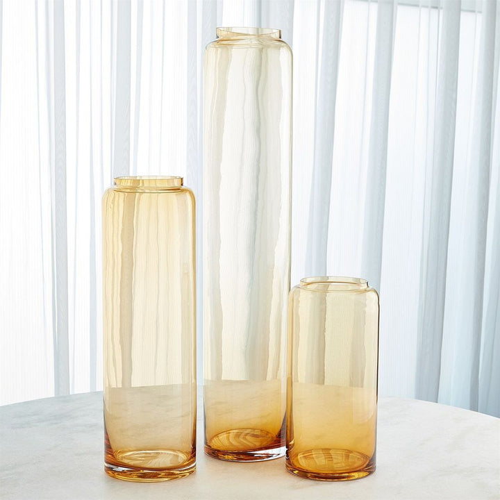 Datum Vase-Caramel-Med