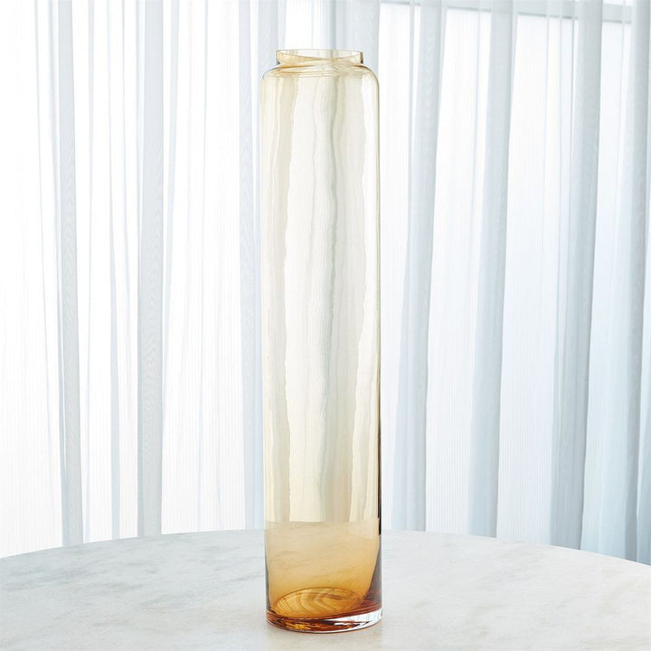 Datum Vase-Caramel-Med