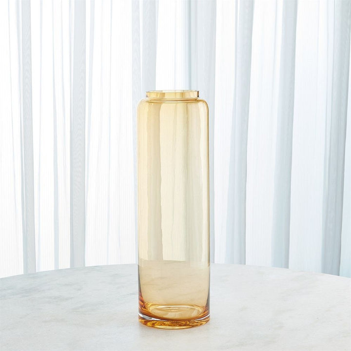 Datum Vase-Caramel-Med