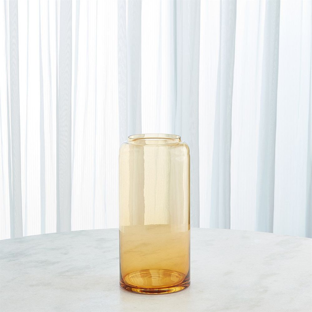 Datum Vase-Caramel-Med