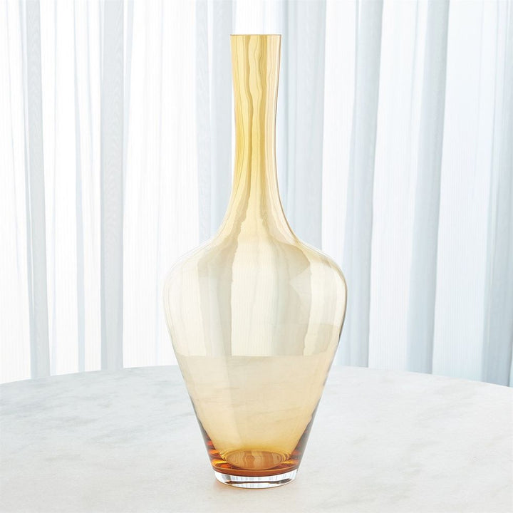 Ambrosia Vase-Caramel-Lg