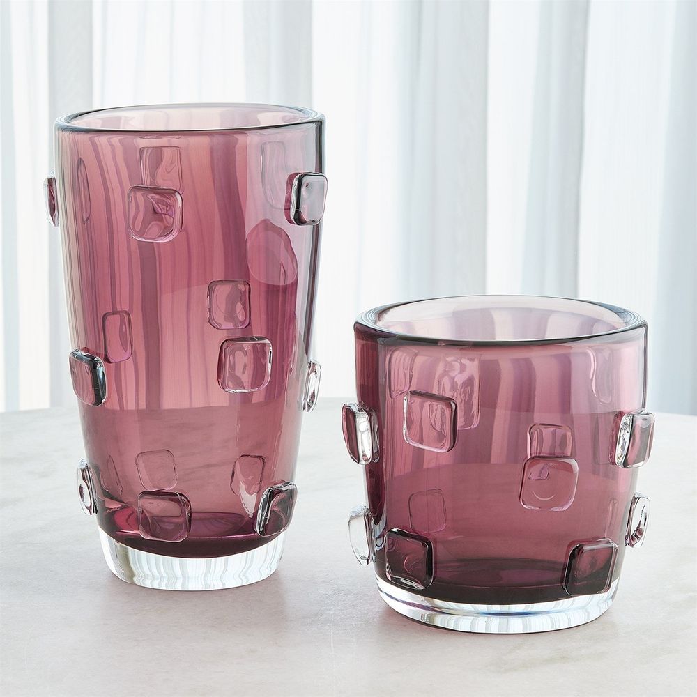 Vases Ingot Vase-Plum-Lg