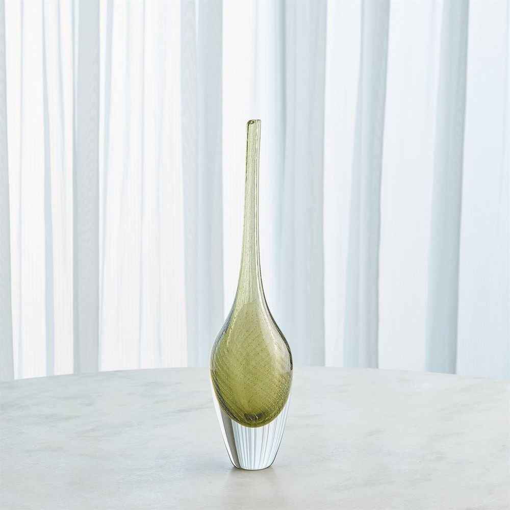 Flecked Spire Bottle-Olive-Sm