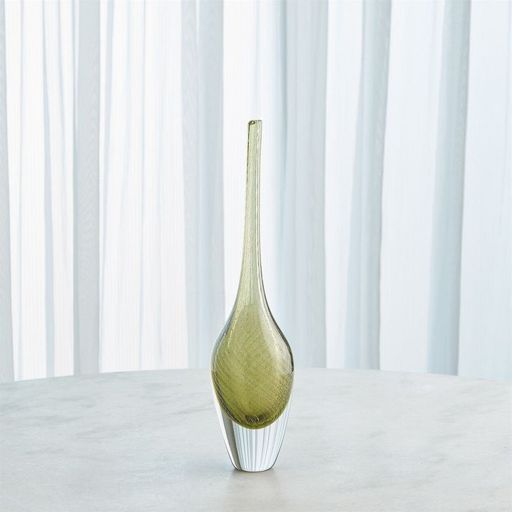 Flecked Spire Bottle-Olive-Sm