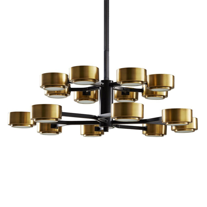 Chandeliers Kael Two Tier Chandelier - Black