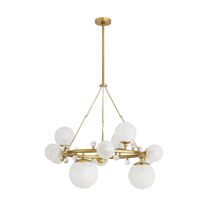 Chandeliers Carreras Round Chandelier - Gold