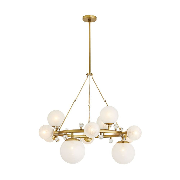 Chandeliers Carreras Round Chandelier - Gold