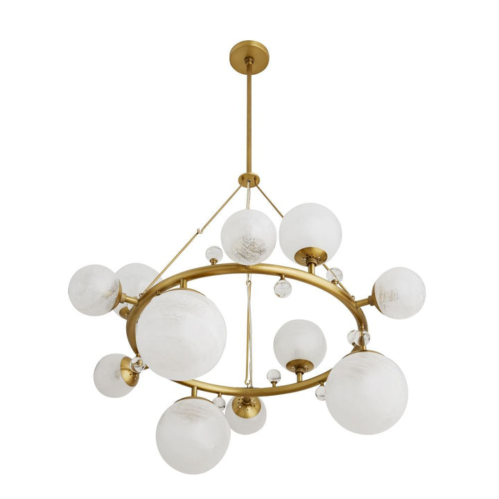 Carreras Round Chandelier - Gold