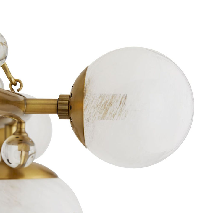Carreras Round Chandelier - Gold