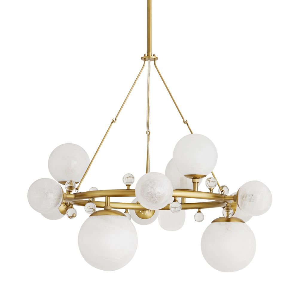 Chandeliers Carreras Round Chandelier - Gold