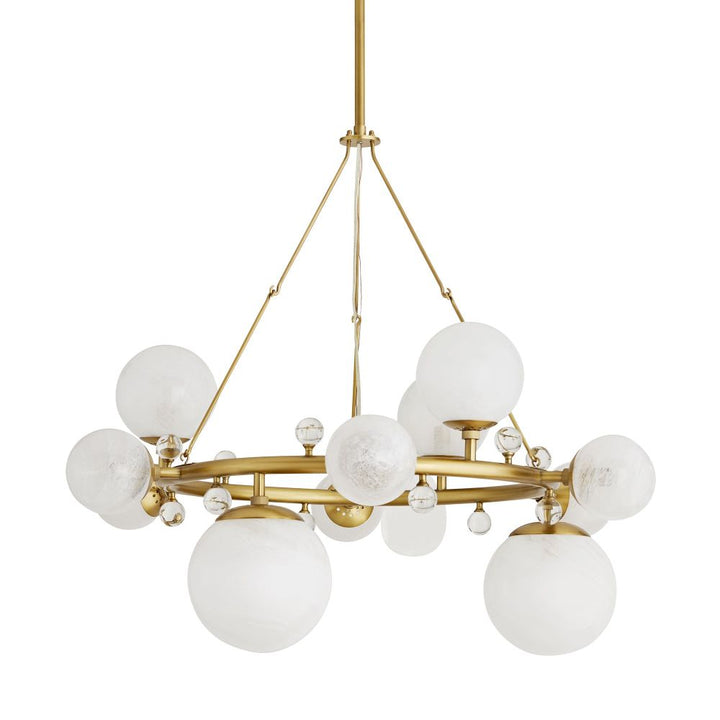 Chandeliers Carreras Round Chandelier - Gold
