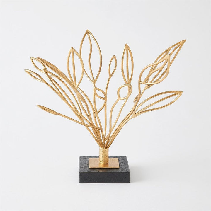 Decorative Objects Windswept Sculpture-Gold Leaf