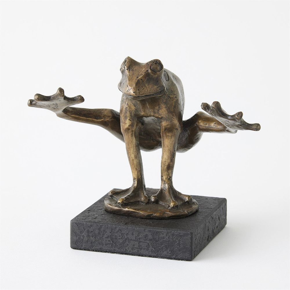 Decorative Objects Leap Frog-Bronze