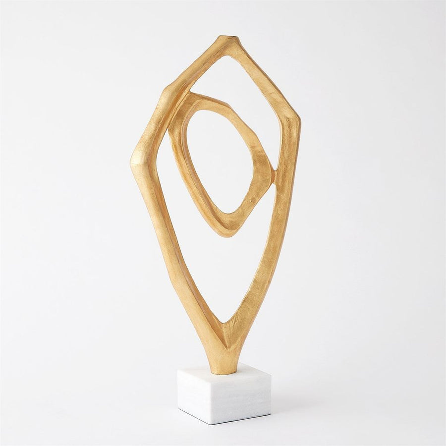 Decorative Objects Interplay Sculpture-Gold Leaf