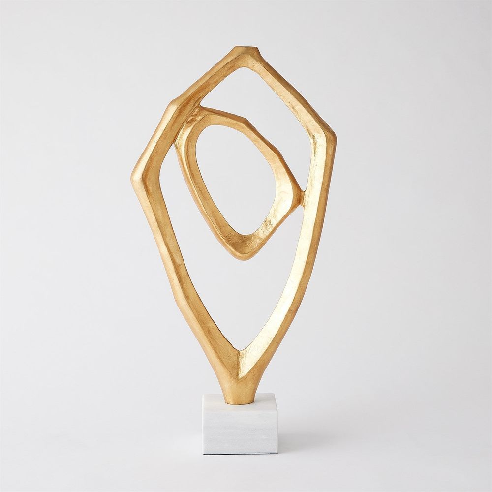 Decorative Objects Interplay Sculpture-Gold Leaf