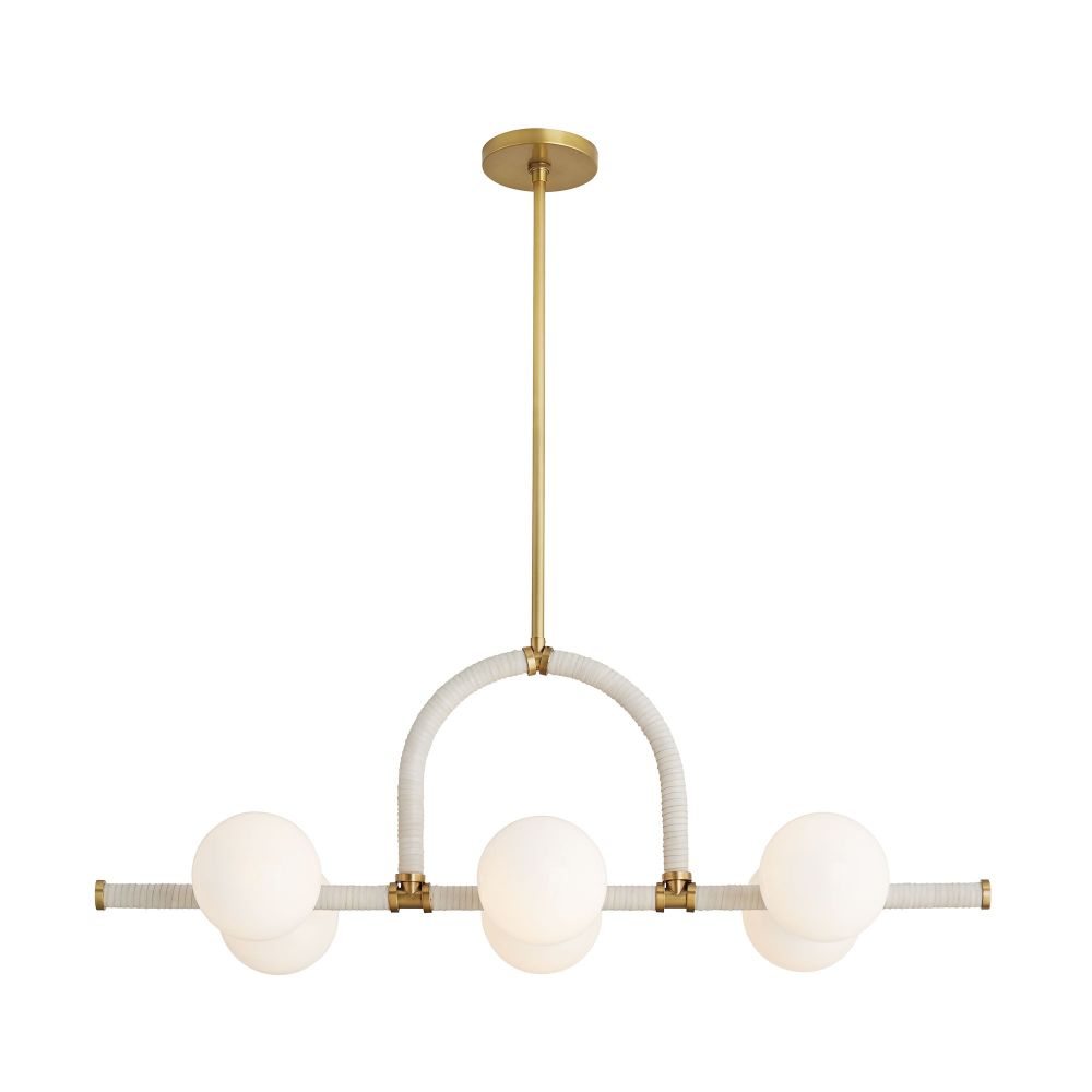Chandeliers Georgia Linear Chandelier - Gold
