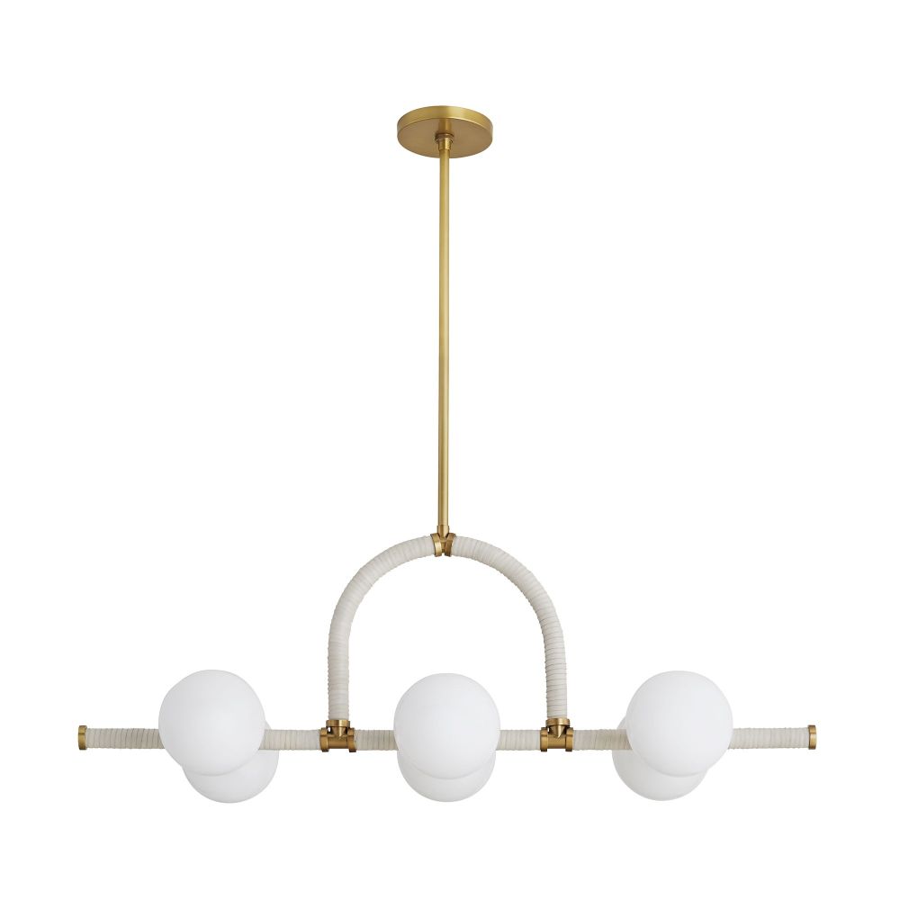 Chandeliers Georgia Linear Chandelier - Gold