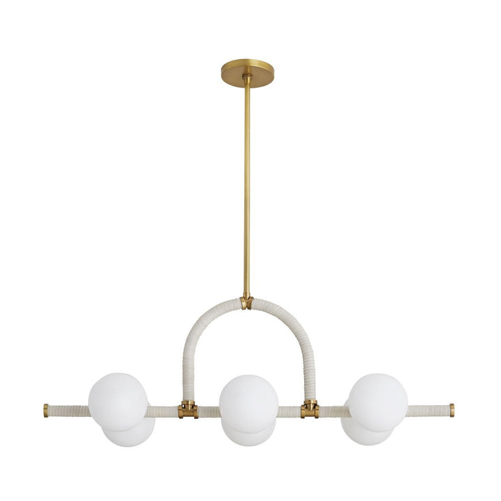 Chandeliers Georgia Linear Chandelier - Gold
