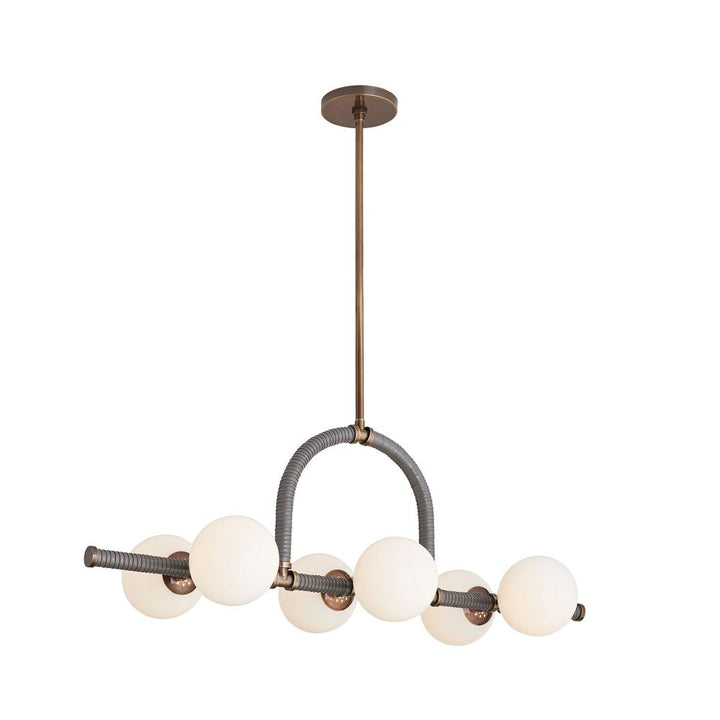 Chandeliers Georgia Linear Chandelier - Brown