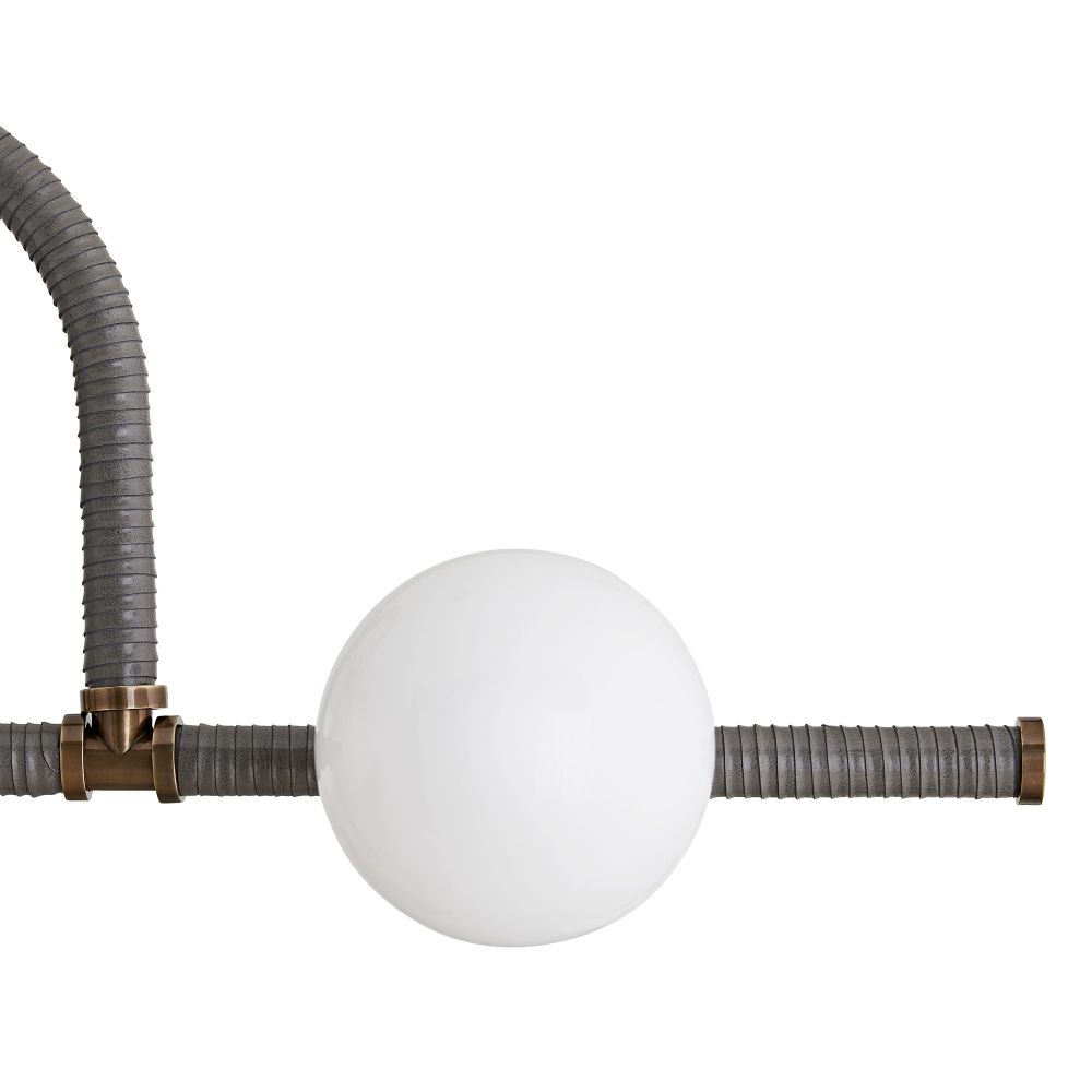 Georgia Linear Chandelier - Brown
