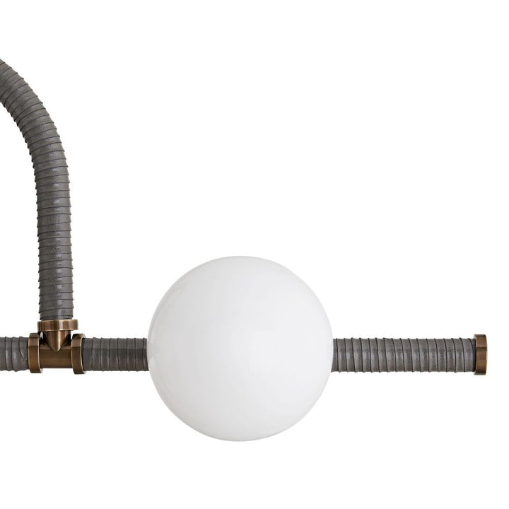 Georgia Linear Chandelier - Brown