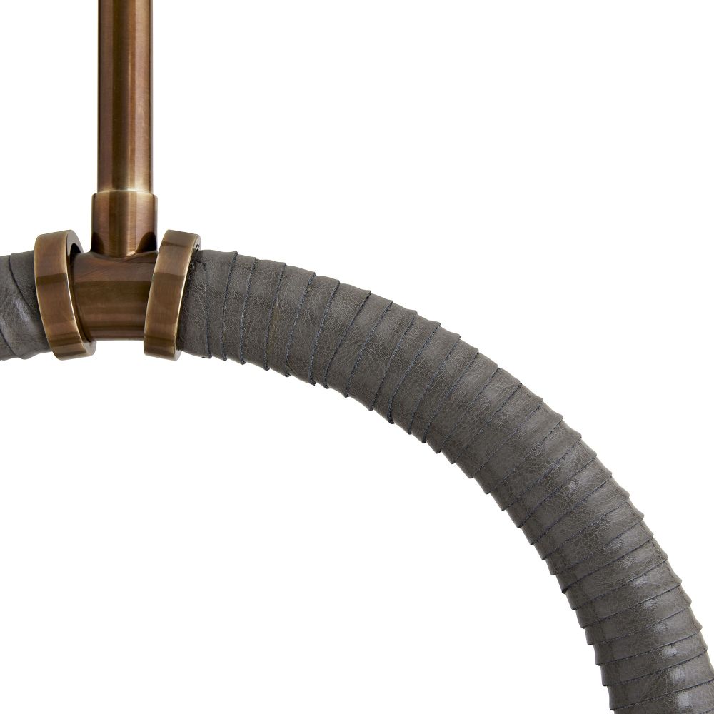 Georgia Linear Chandelier - Brown
