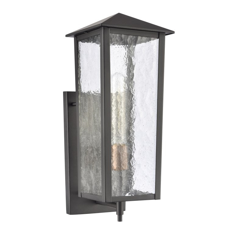 Marquis 18'' High 1 - Light Outdoor Sconce - Matte Black-Elk Home-ELK-89470/1-Outdoor Wall Sconces-2-France and Son
