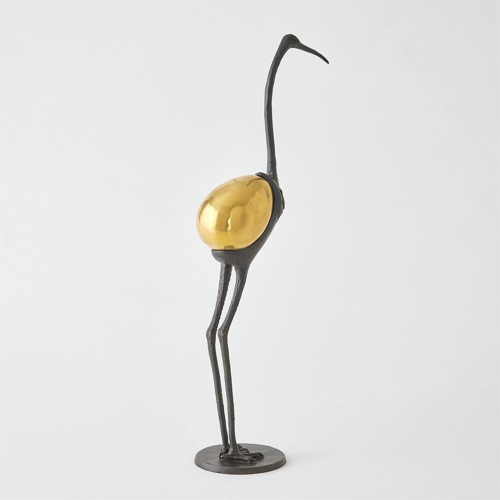 Decorative Objects Precious Egg Sculpture-Brass