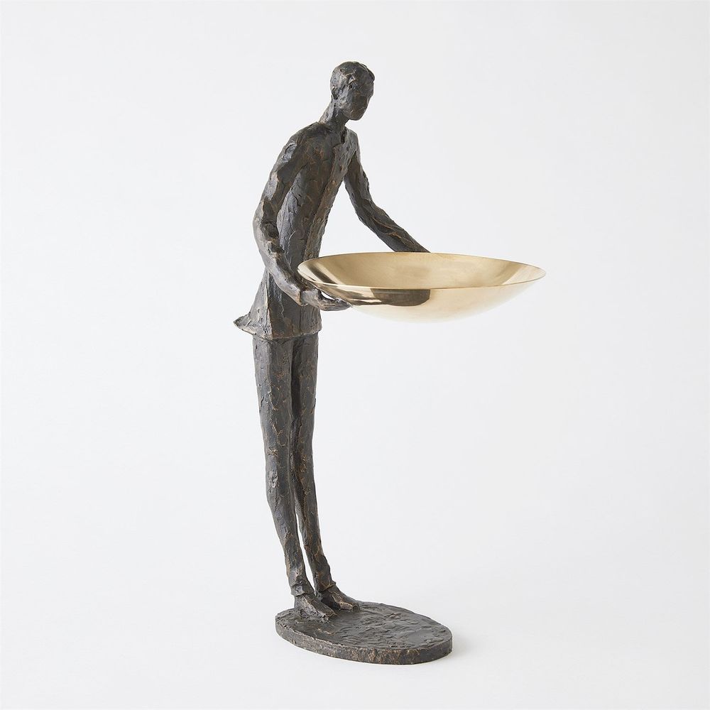 Wooster Sculpture-Bronze w/Brass Plate