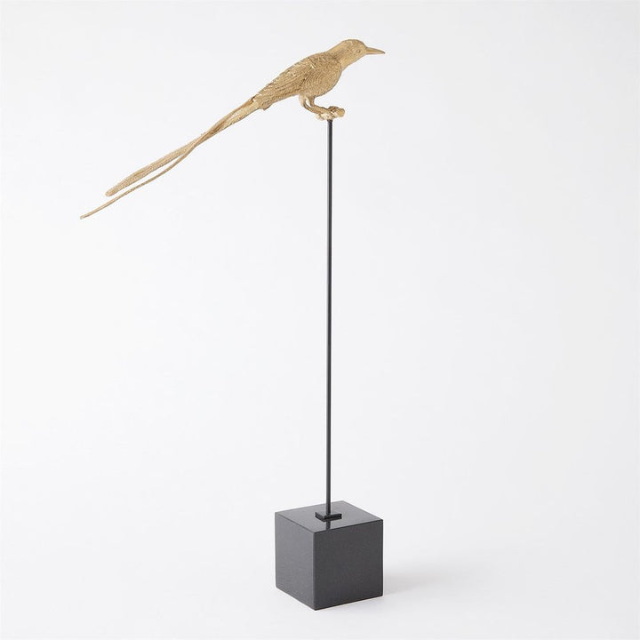 Perched Swallow-Brass-Sm