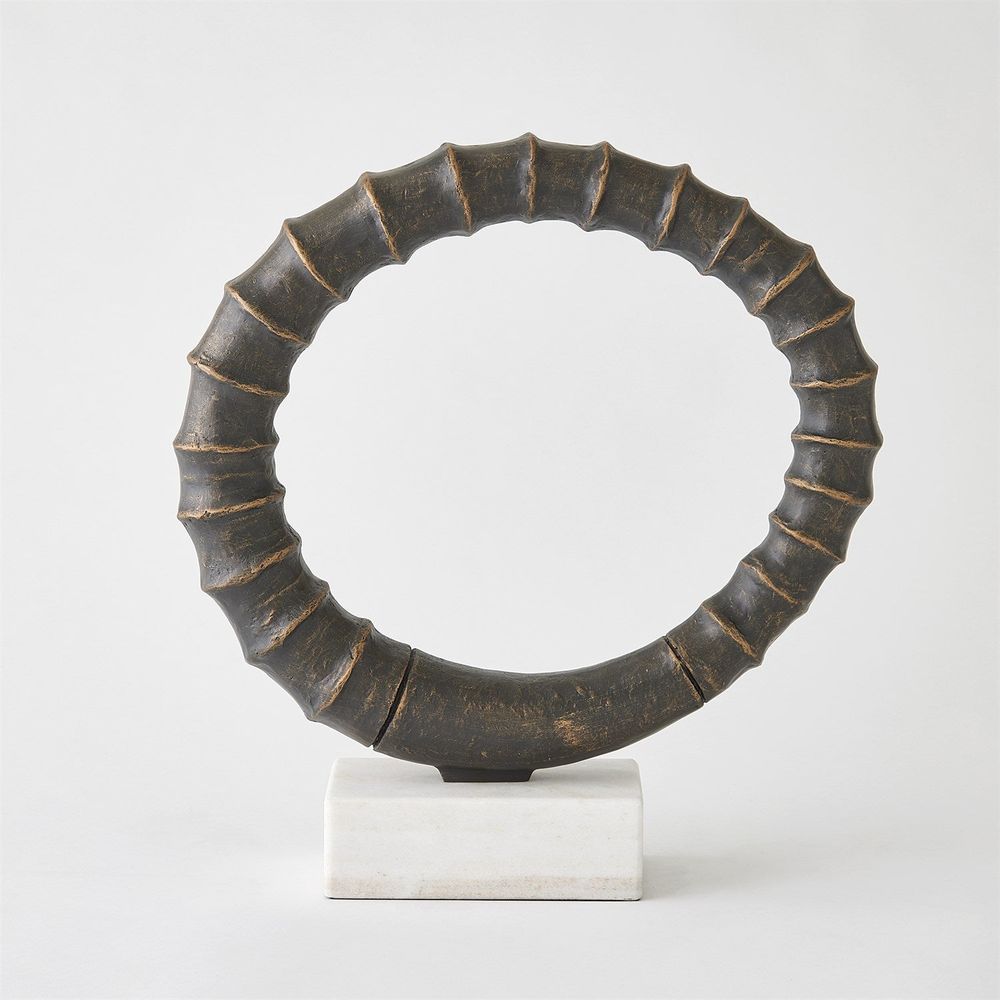 Decorative Objects Infinity Horn Sculpture-Bronze