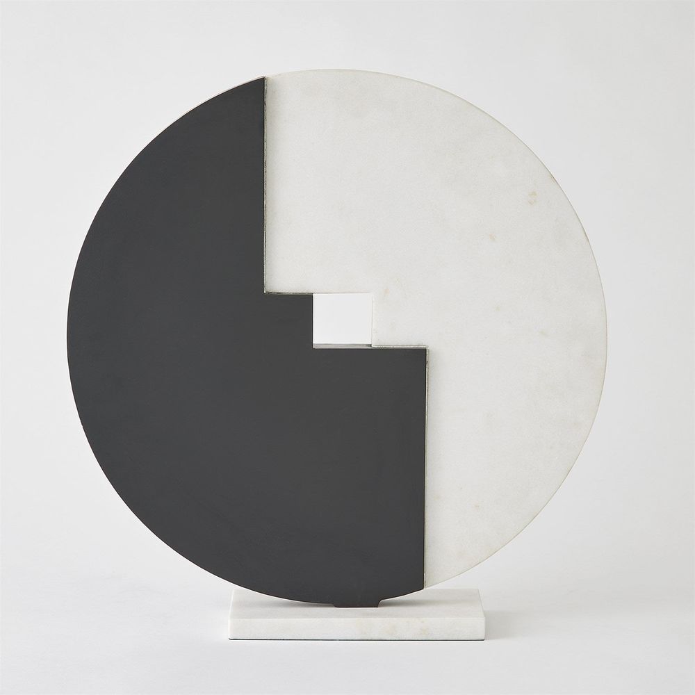 Decorative Objects Stone Medallion Sculpture