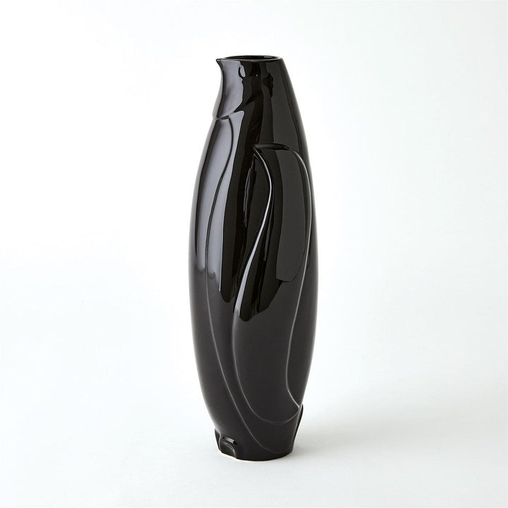 Penguin Vase-Black-Wide