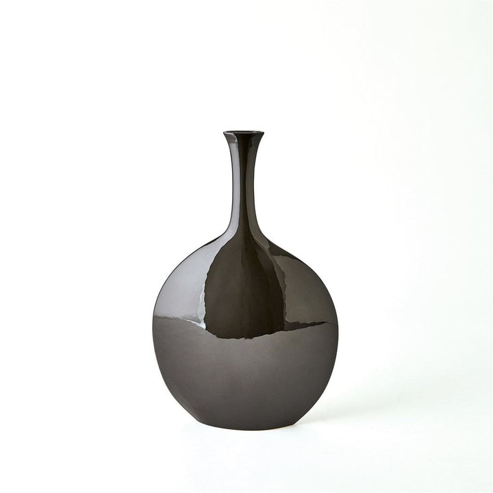 Silhouette Vase-Black-Round